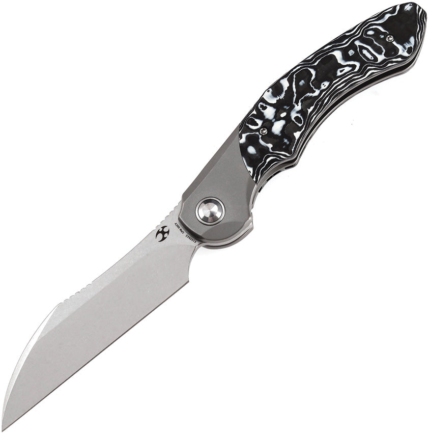 Cosmos Framelock Wht/Blk CF