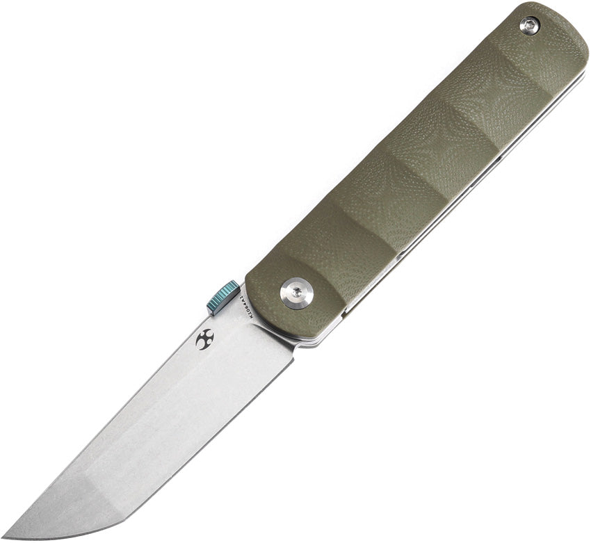 BTF Linerlock Green G10 K1064A1