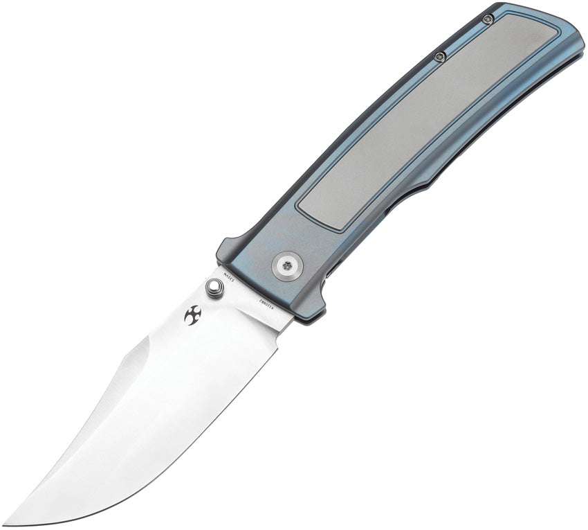 Bison Framelock Gray/Blue K1108B2