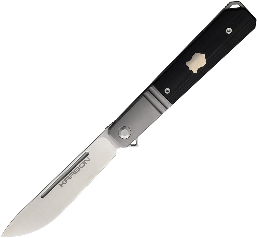 Flatline Framelock Black G10 KARB112