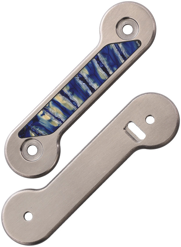 KeyBar Ti Mammoth Tooth Blue TKB-INLAY-MAM-TTH-BLU