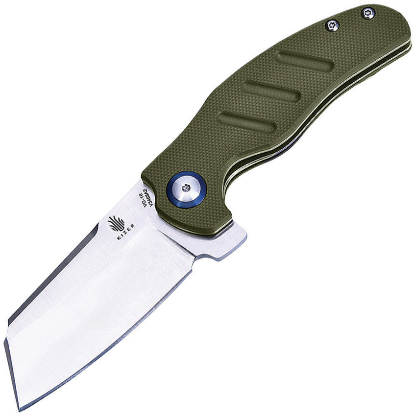 Mini C01C Linerlock Green V3488-A2