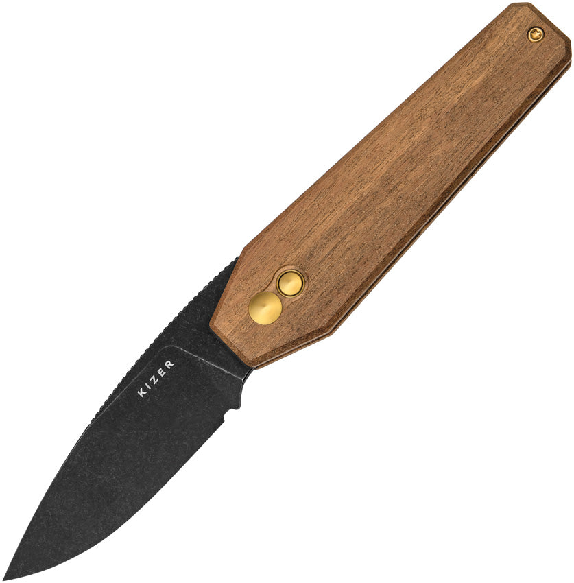 Tomb Button Lock Wood V3692A4