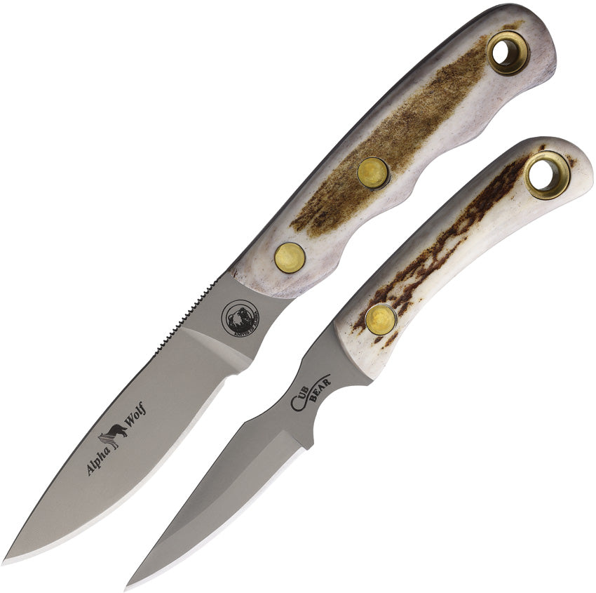 Alpha Wolf/Cub Combo Stag 00367FG