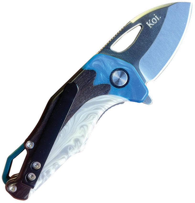 Blue Wren Linerlock KOI-009-WREN