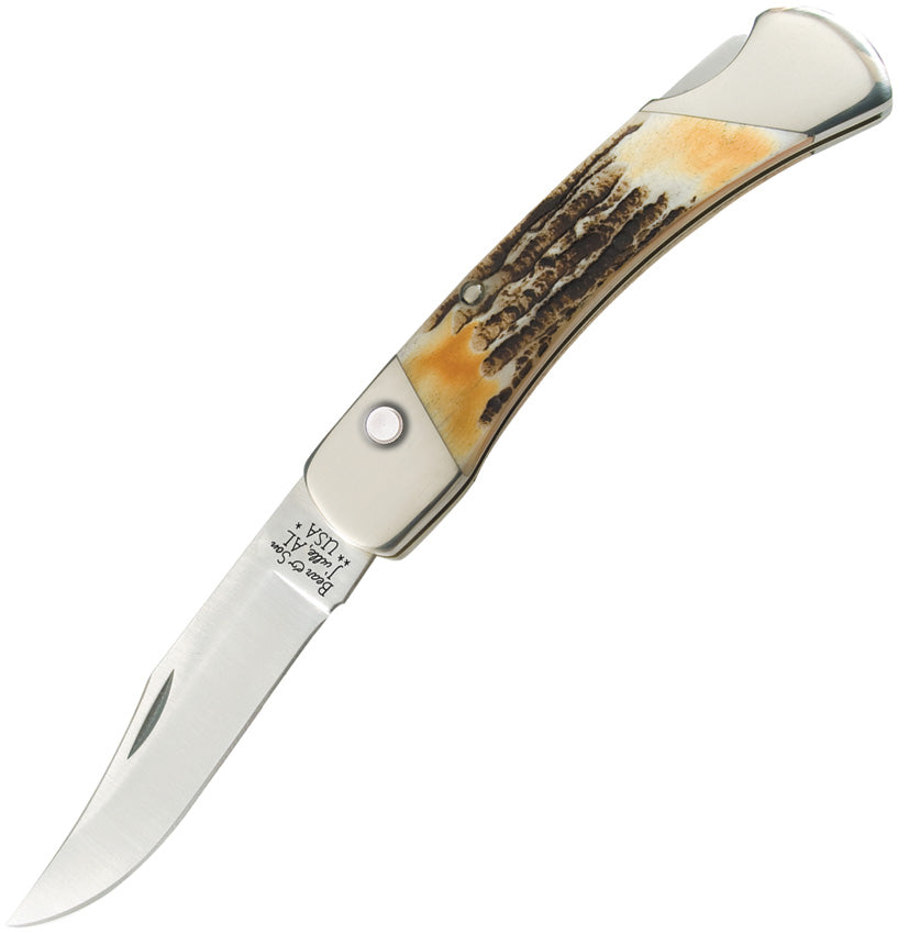 Auto Lockback Stag Bone 5A97