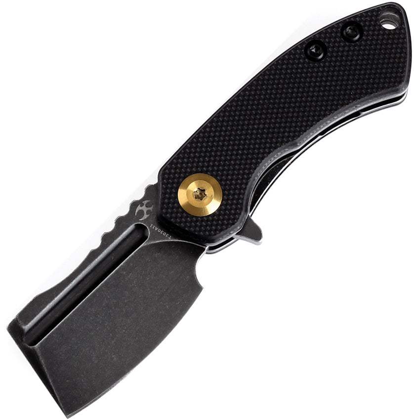 Mini Korvid Linerlock Blk G10 T3030A11