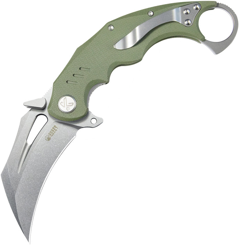 Wrath Karambit Linerlock Green KU261B