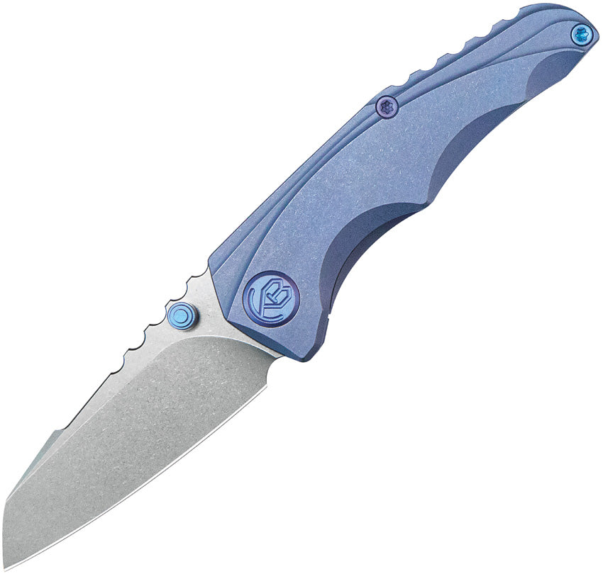 Steeltle Framelock Blue Ti
