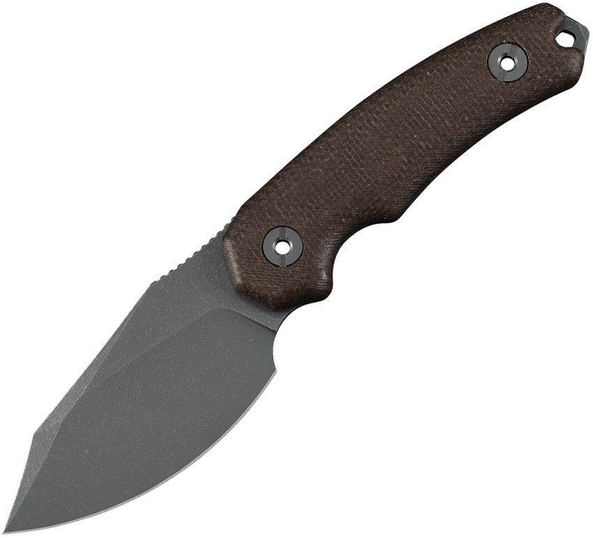Stiffy D Fixed Blade Brown F706BR-1