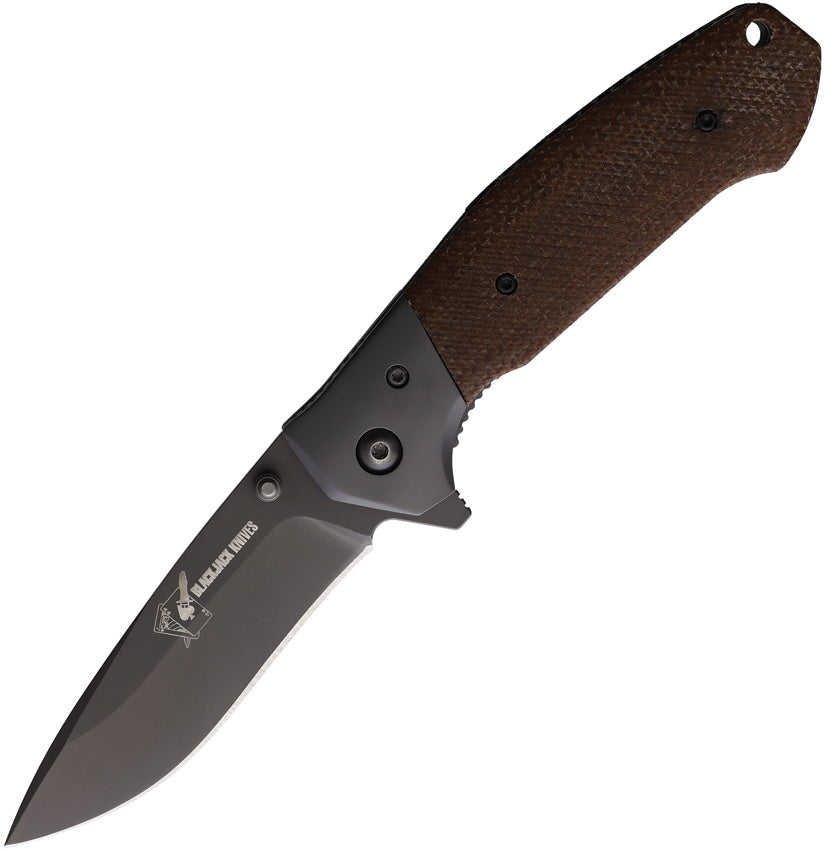 Linerlock Brown Micarta BCB157