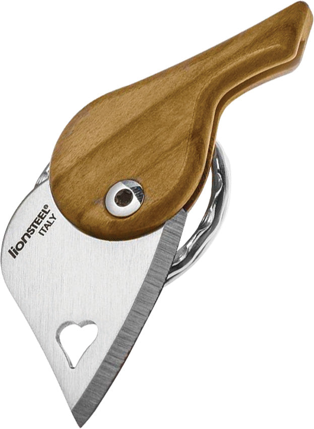 LionBeat Heart Olive Wood