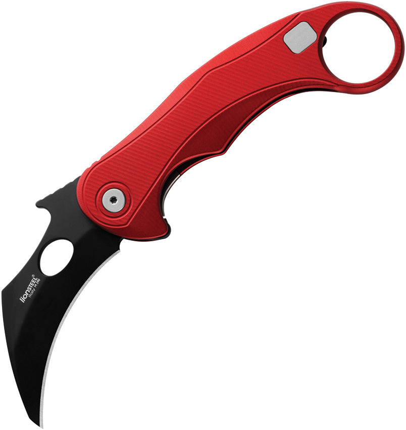 LEone Mid Framelock Red PVD LE2 A RB