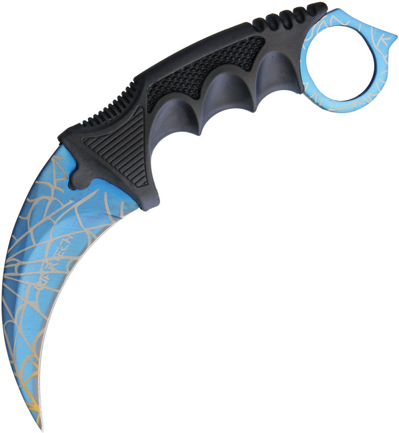 Spider Web Neck Knife YC-9115-BW