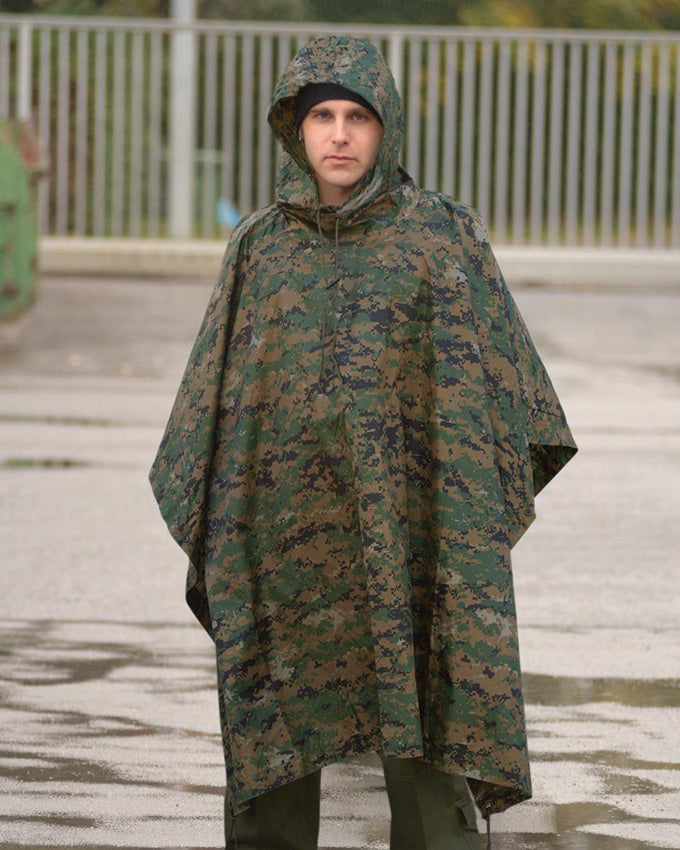Digital WL Camo Ripstop Poncho 10630071