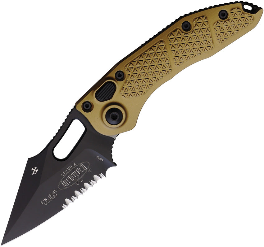 Auto Stitch Button Lock Tan 169-2TA