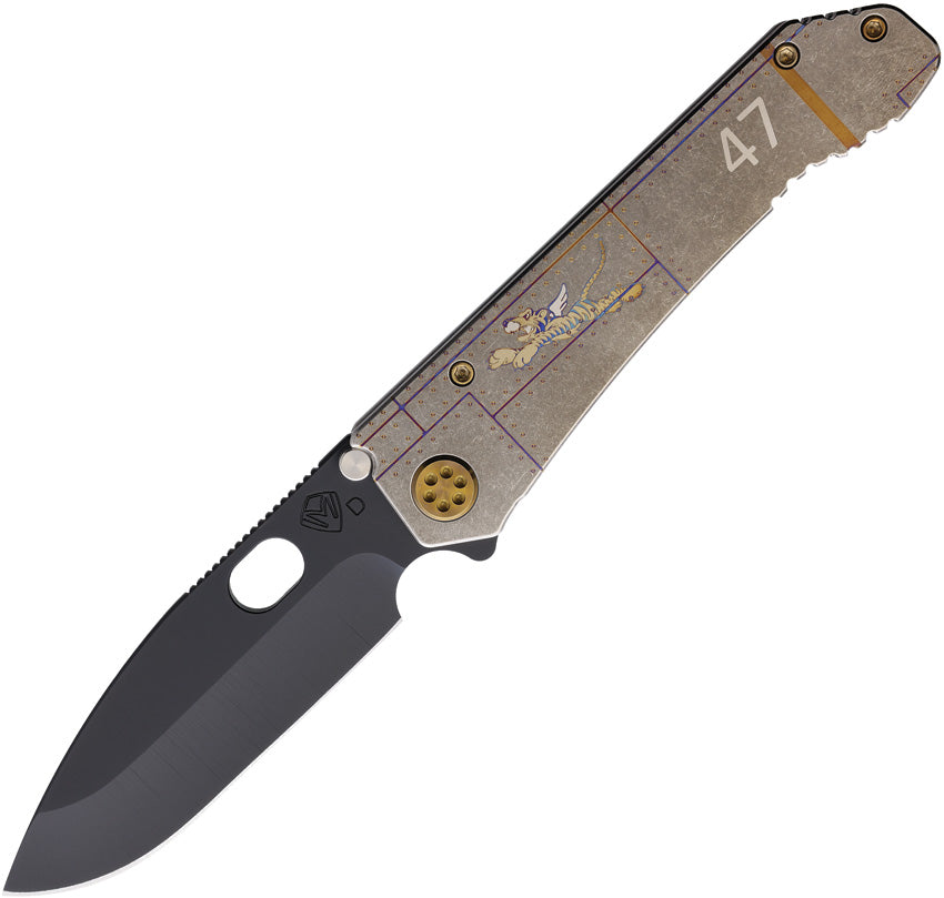 187 DP Framelock Tiger MD002DPQ-01TM-TICP