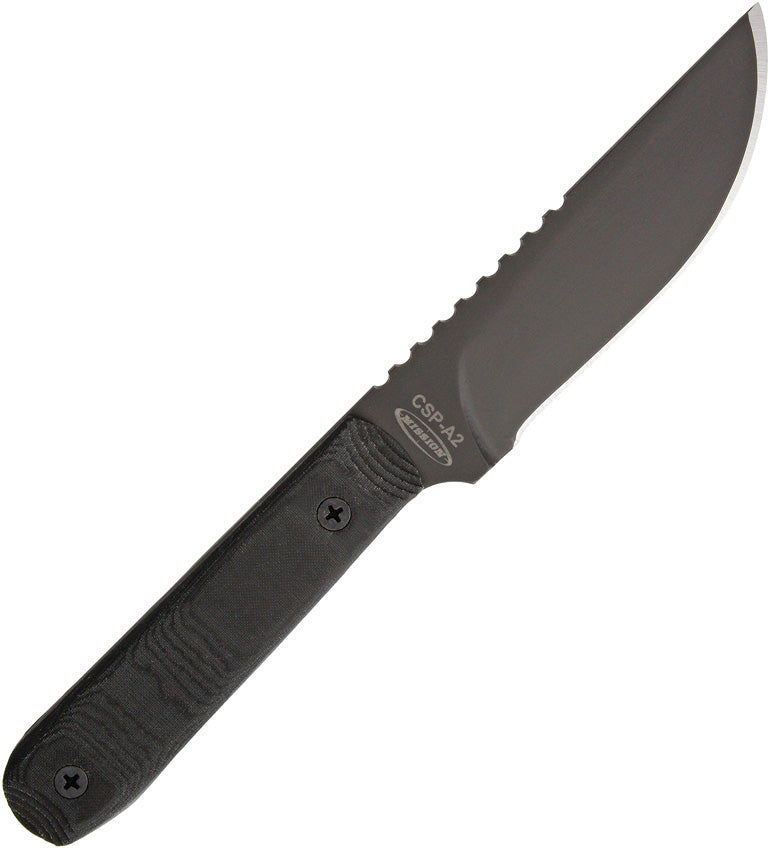 CSP A2 Fixed Blade Black G-10 CSP10A25POGBL