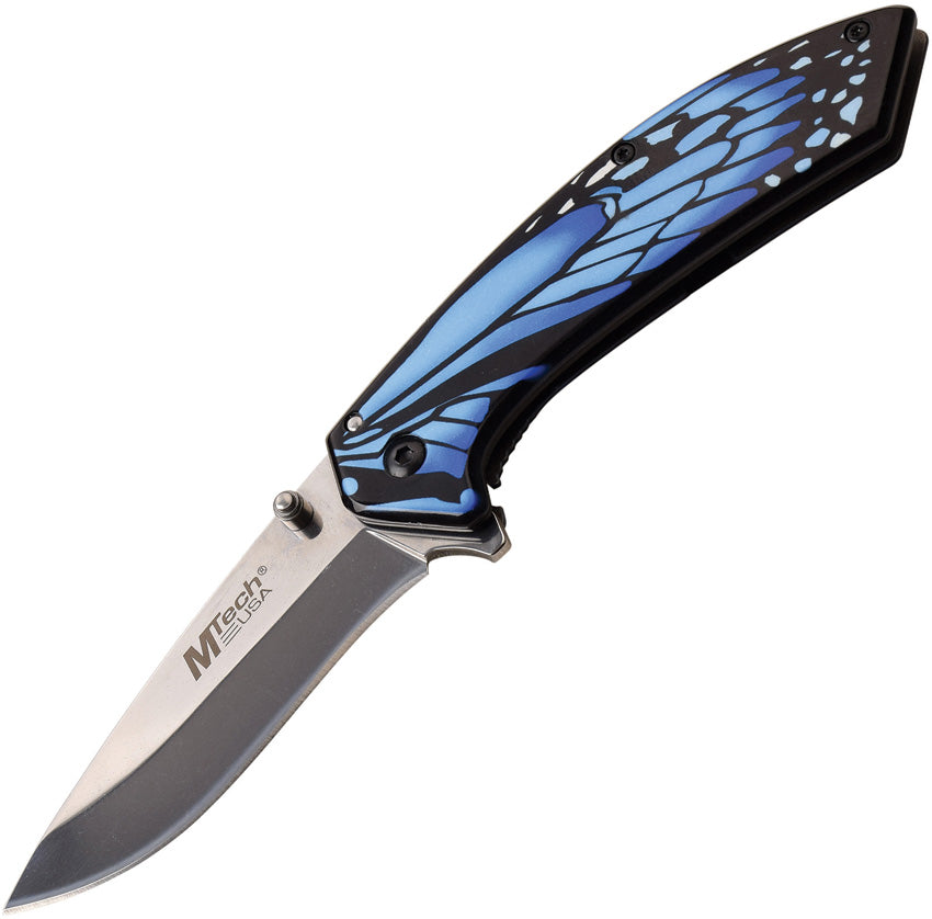 Butterfly Framelock A/O Blue MT-A1005BL