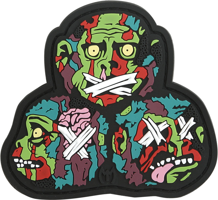 3 Wise Monkeys Patch Color