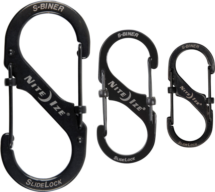 S-Biner Three Pack Black SB234-03-01