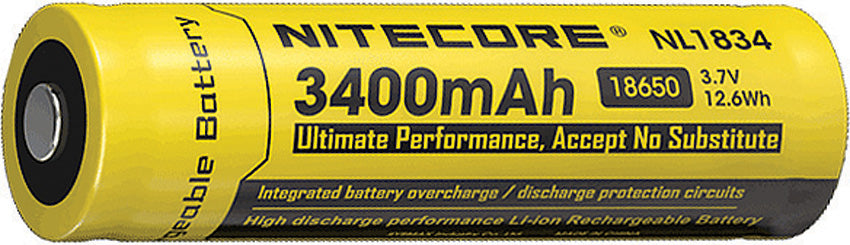 Rechargable 18650 Battery 3400 NL1834