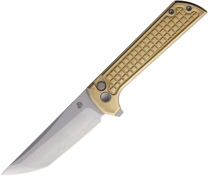 Chop 2 Button Lock Bronze 2403-GRID