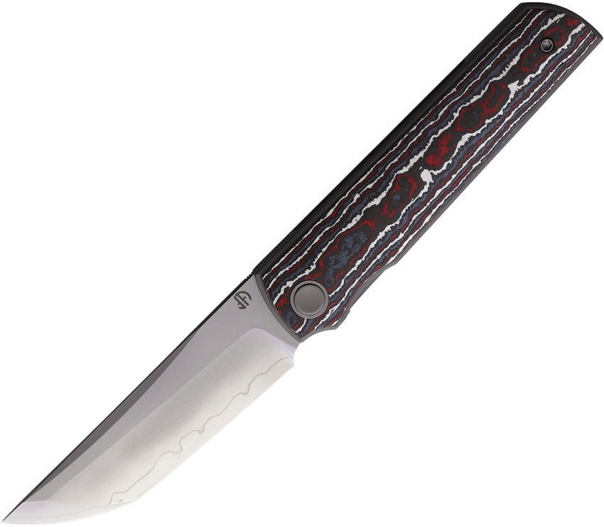 Chop 4 Linerlock Red/Wht CF