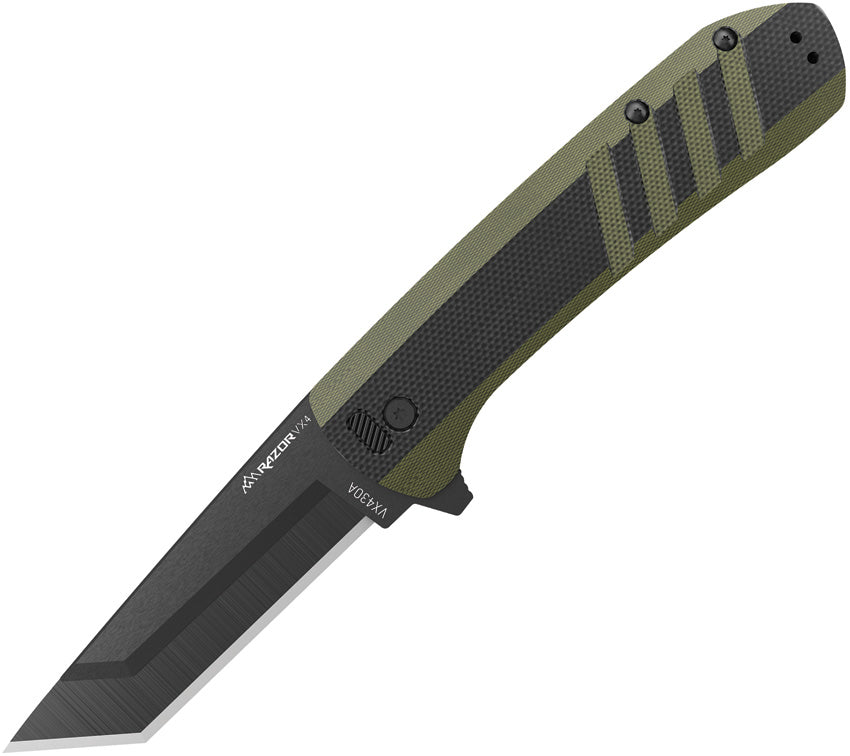 Razor VX4 Linerlock Blk/Grn VX430B-C