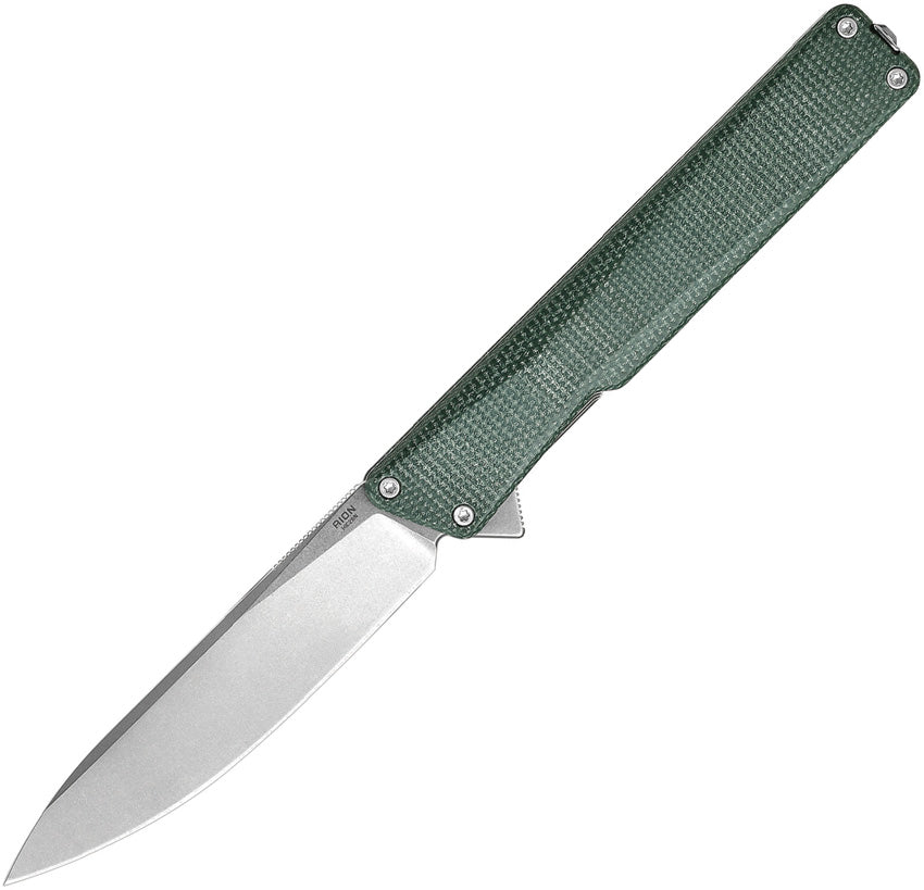 AION Linerlock Grn Micarta AION GREEN MICARTA