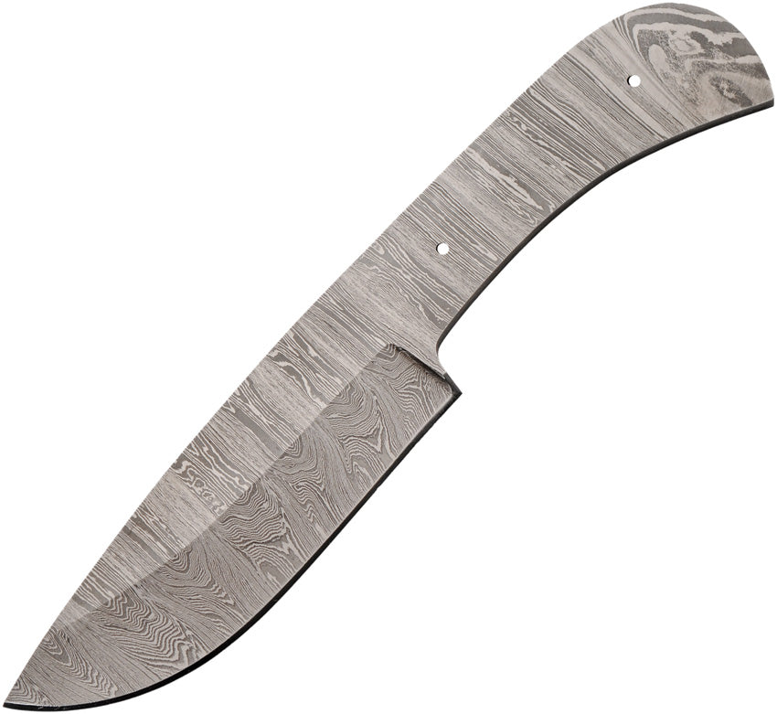 Wide Drop Point Damascus Blank BL-DM2752