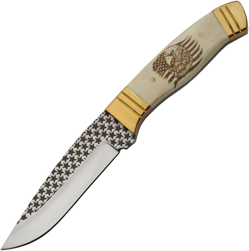 Eagle Fixed Blade Sleek Bone DH-8038