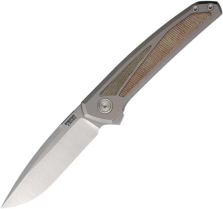 Cobra Framelock Grn/Brn PE77 COBRA BROWN GREENMICARTA