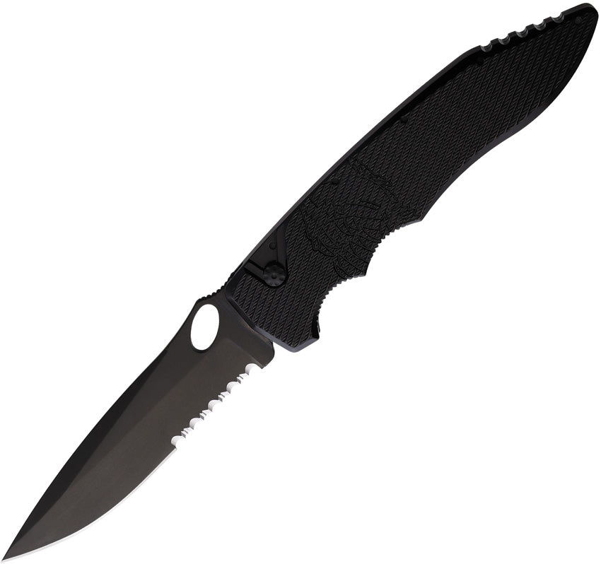 Auto Predator Button Lock Blk P-10BKTS
