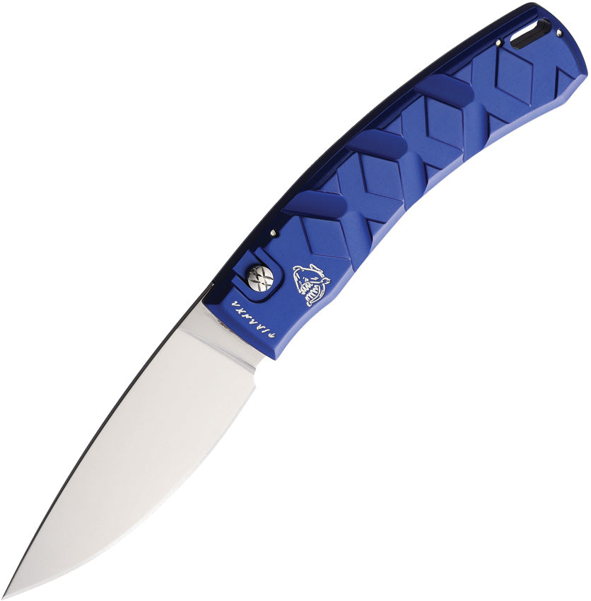Auto X Button Lock Blue P-14B