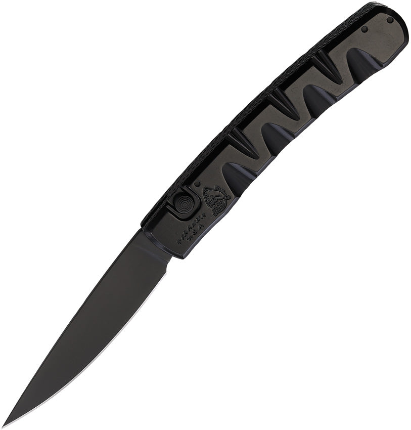 Auto Virus Button Lock Black P-15BKT