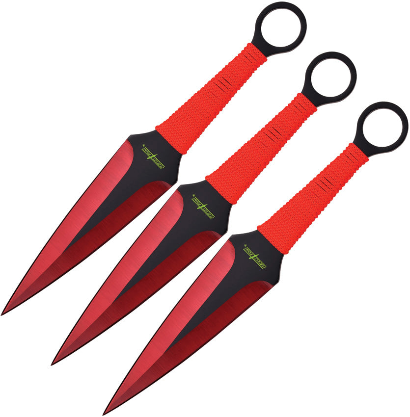 Throwing Knife Set Red PP-869-3RD