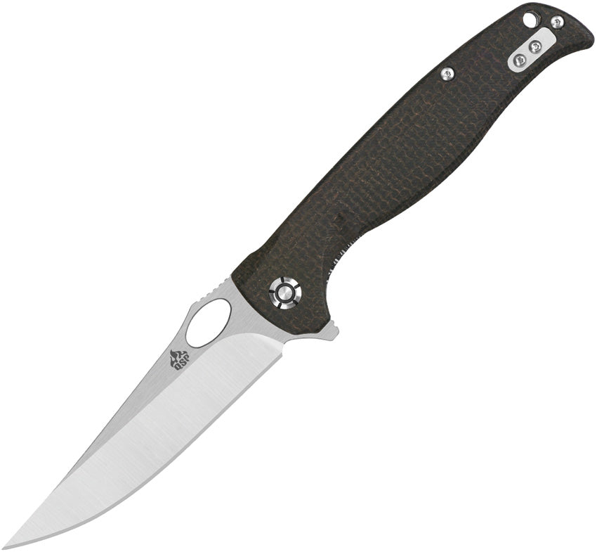 Gavial Linerlock Brown Micarta QS126-D1