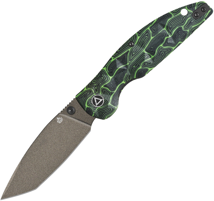 Turtle Punk Linerlock Blk/Grn QS158-C2