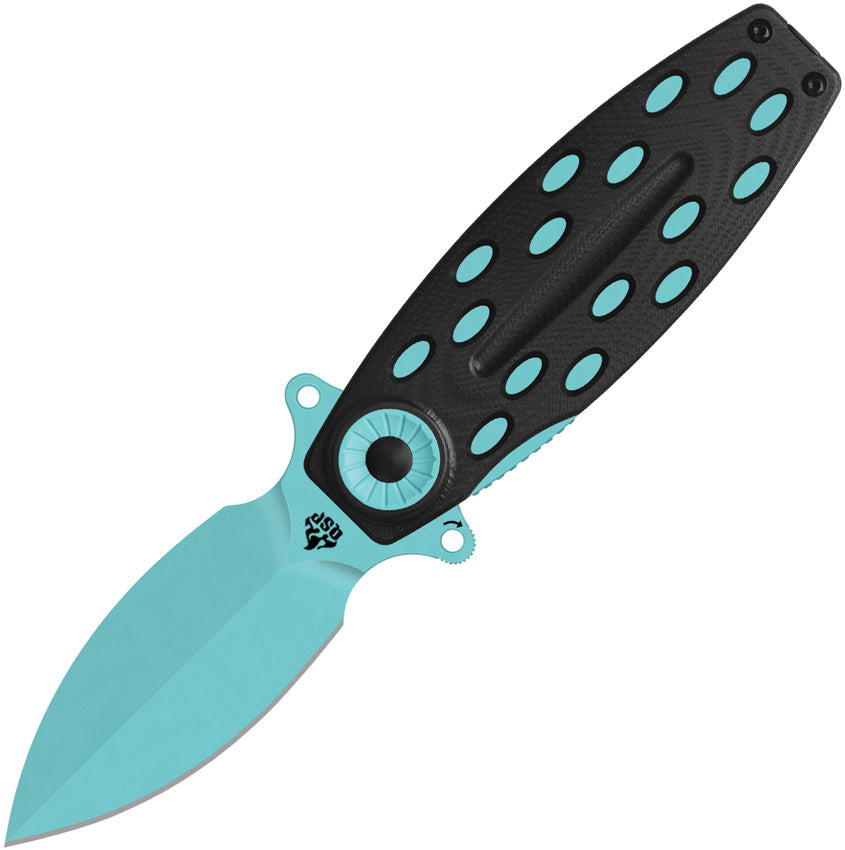Beetle Linerlock Black/Blue QS162-E
