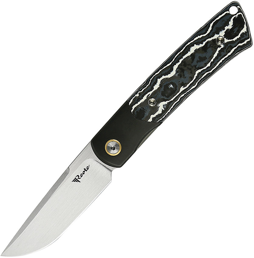 Tribute Linerlock White Storm TRIBUTE TI FAT CARBON WHITE S