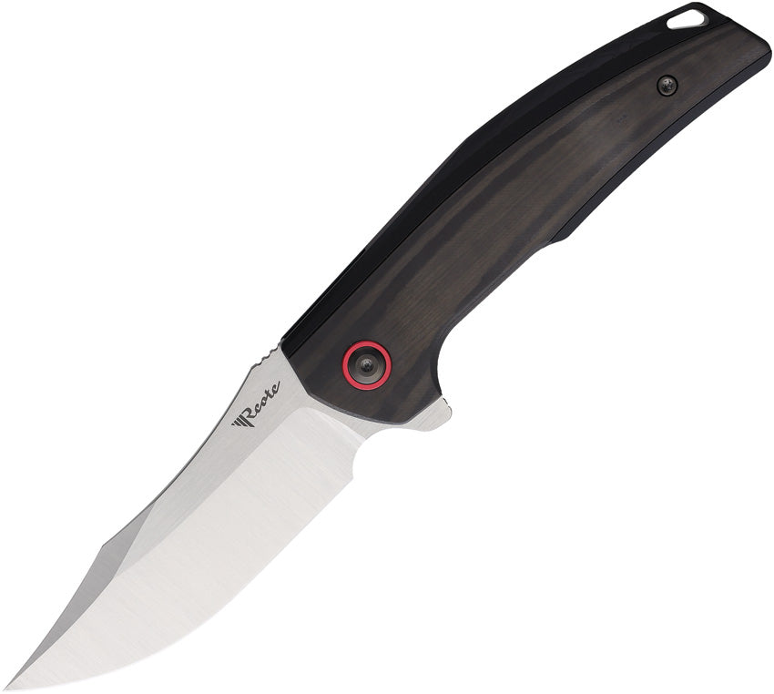 Jack Jr Framelock Satin/Red 9D V2 TI DLC