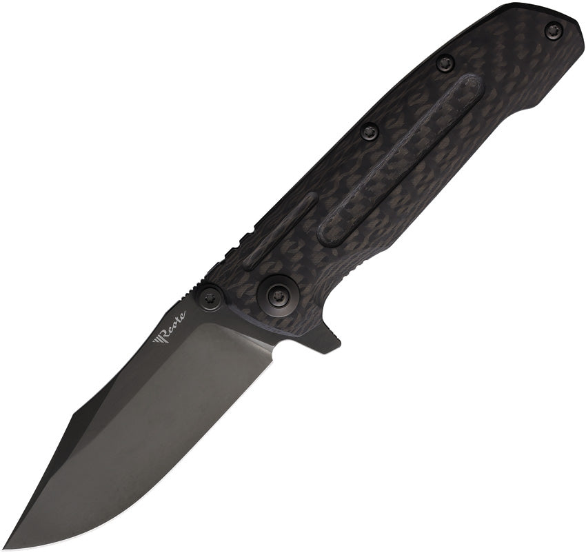 9D-V2 Framelock Black DLC REA205 9D V2 CF BLACK DLC