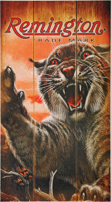 Bobcat Wood Sign RESG010