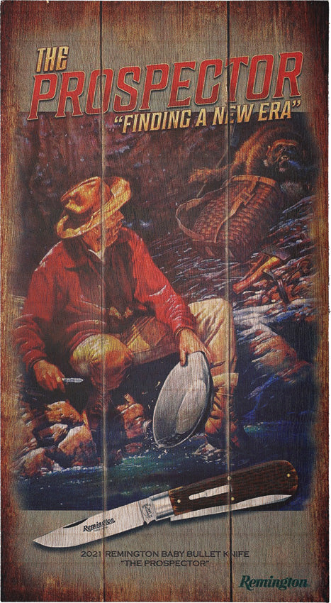 Prospector Wood Sign RESG021