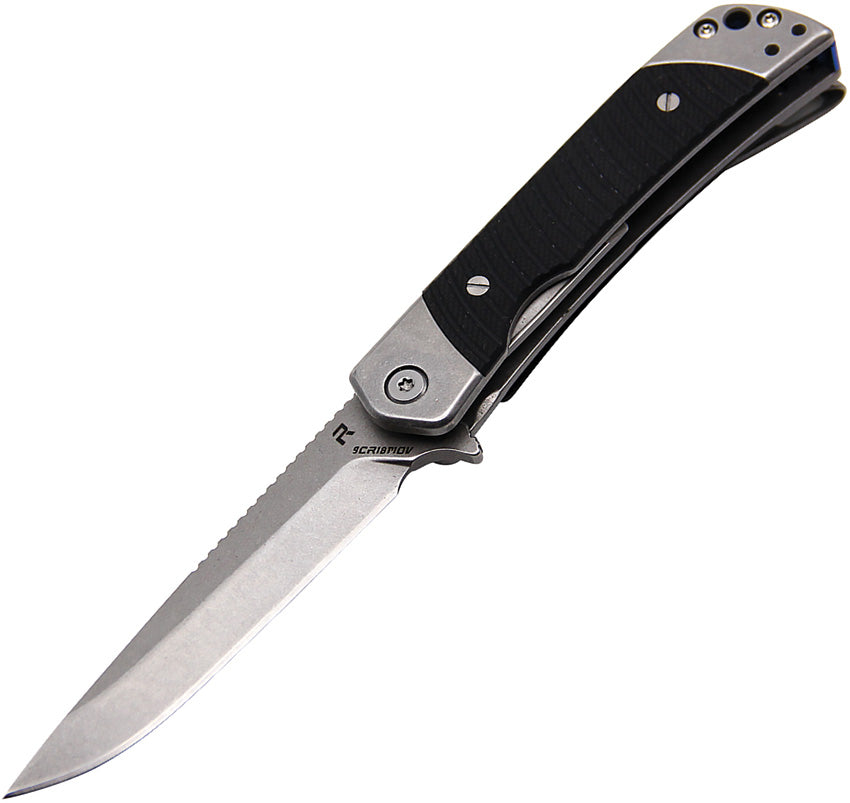 Duo Linerlock Drop Point Black DUODROPBLK