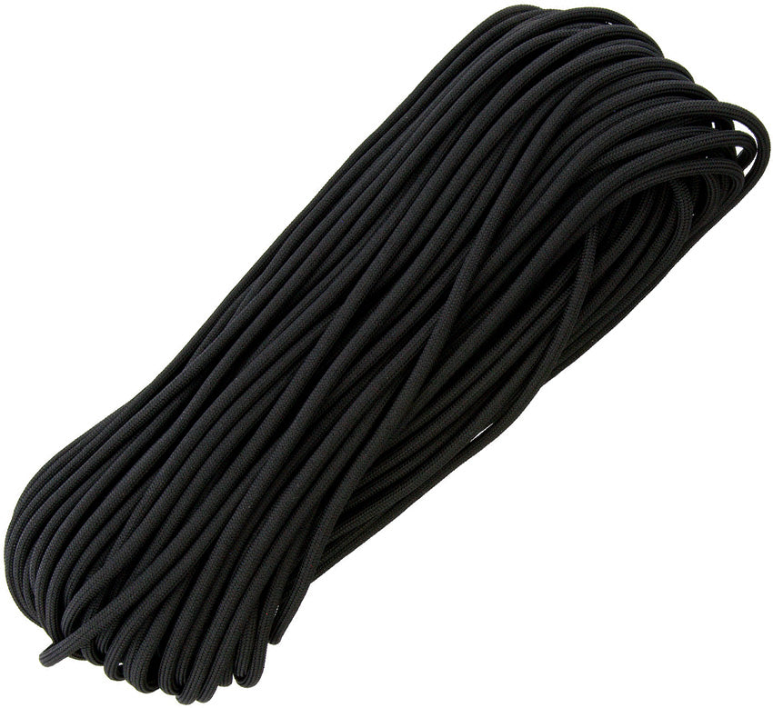 Military Spec Paracord Black MIL-C-5040 TYPE III BLACK