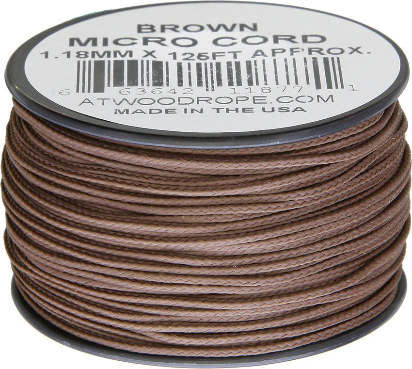 Micro Cord 125ft Brown MS07 - BROWN