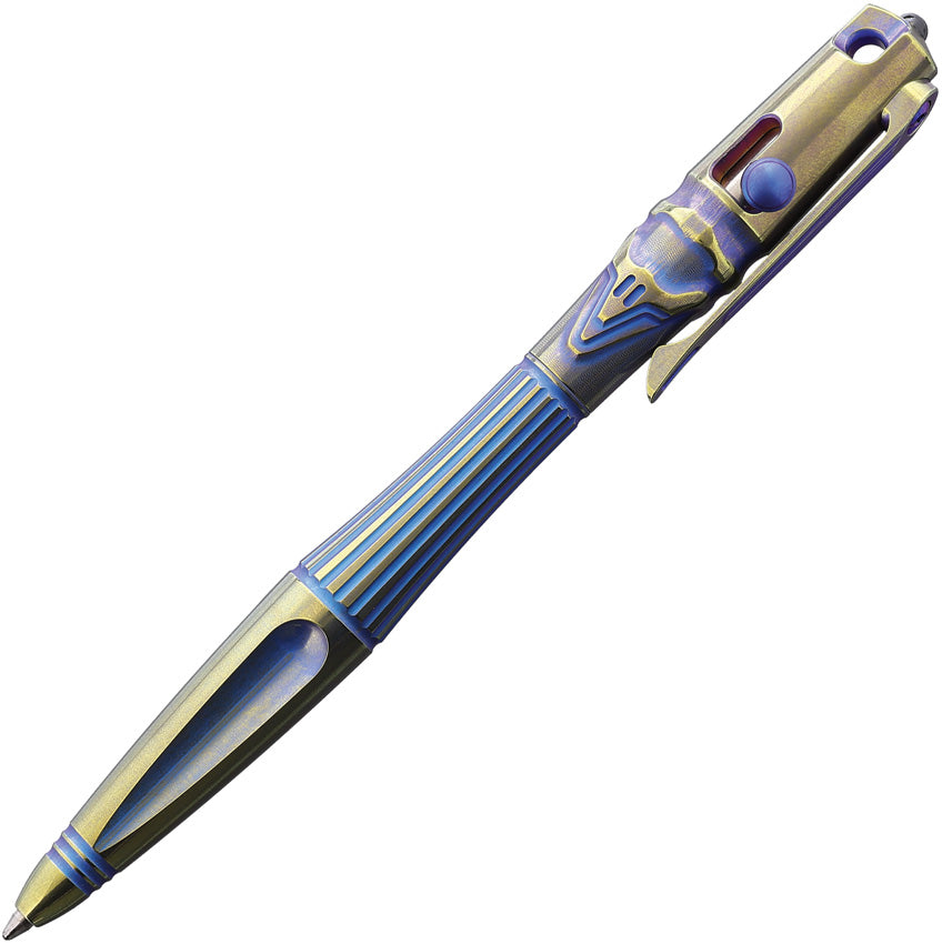 Titanium Pen Gold and Blue TR02-GB