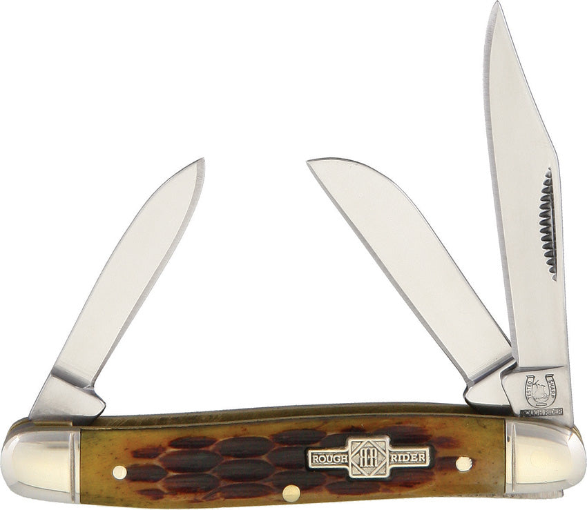 Small Stockman Amber Bone KB305
